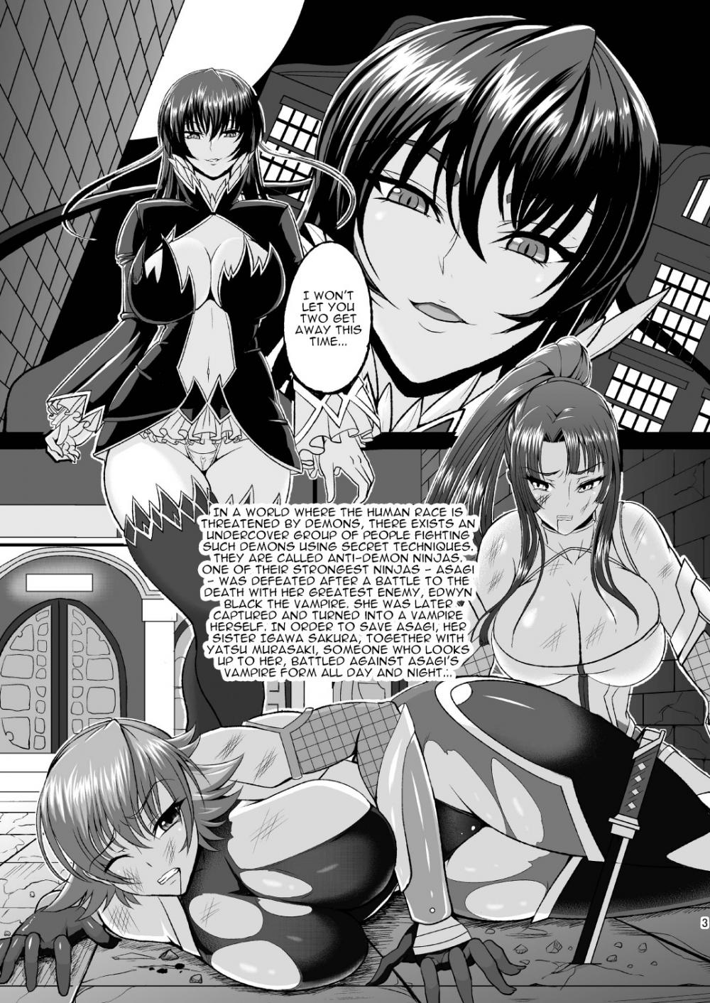 Hentai Manga Comic-Kyuuketsuki Asagi - Kanin Choukyou Dorei-Read-2